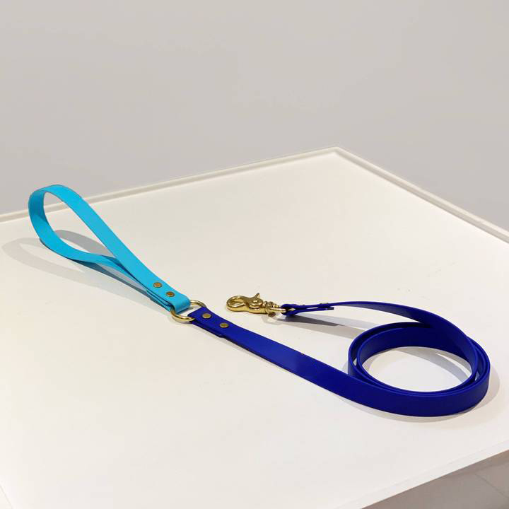 HUNTER GREEN VEGAN LEATHER DOG LEASH　YC-DL2123