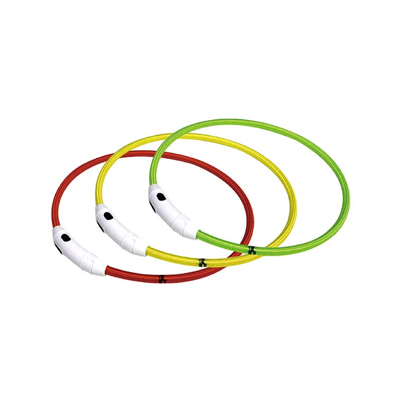 USB Light-Up Neck Ring Dog Collar