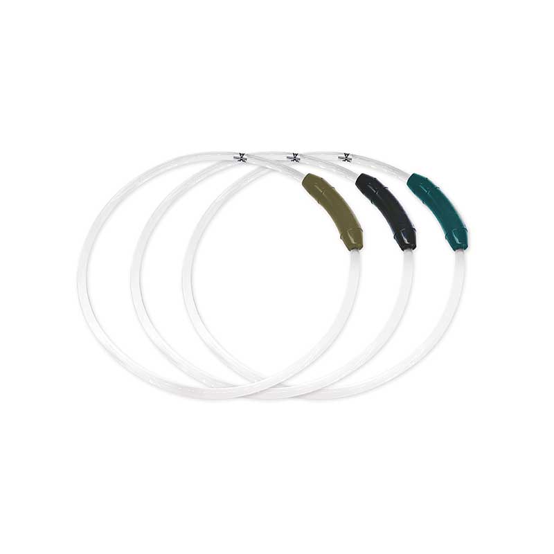 USB Flash Reflective Nylon Ring-Pull Buckle LED Dog Collar