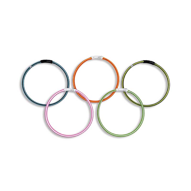 USB Flash Silicon Ring-Press Buckle (Double Color) Dog Colla