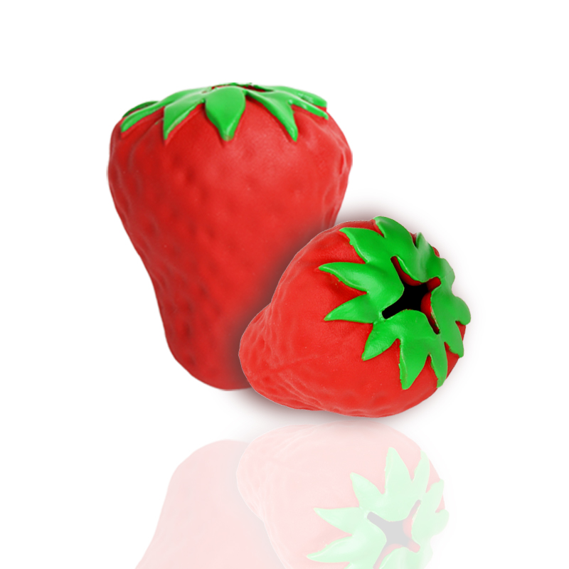 Strawberry Durable Puppy Feeder Toys DT-0008