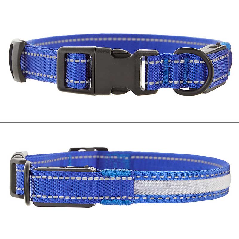 LED Dog Collar with USB Charging Cable YC-LDC1003
