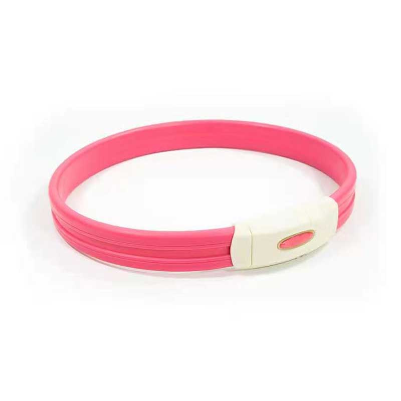 LED Rechargeable Safety Necklace Dog Collar YC-LDC1028