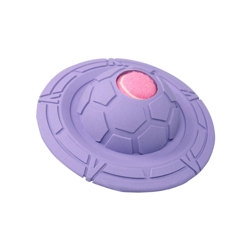 ufo shape dog interactive flying Disc indestructible dog tra
